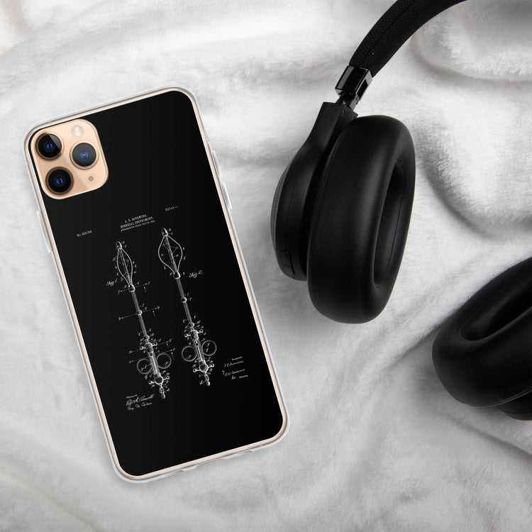 Surgical Instrument 1906 Vintage Patent Clear Case for iPhone® - MedTheories