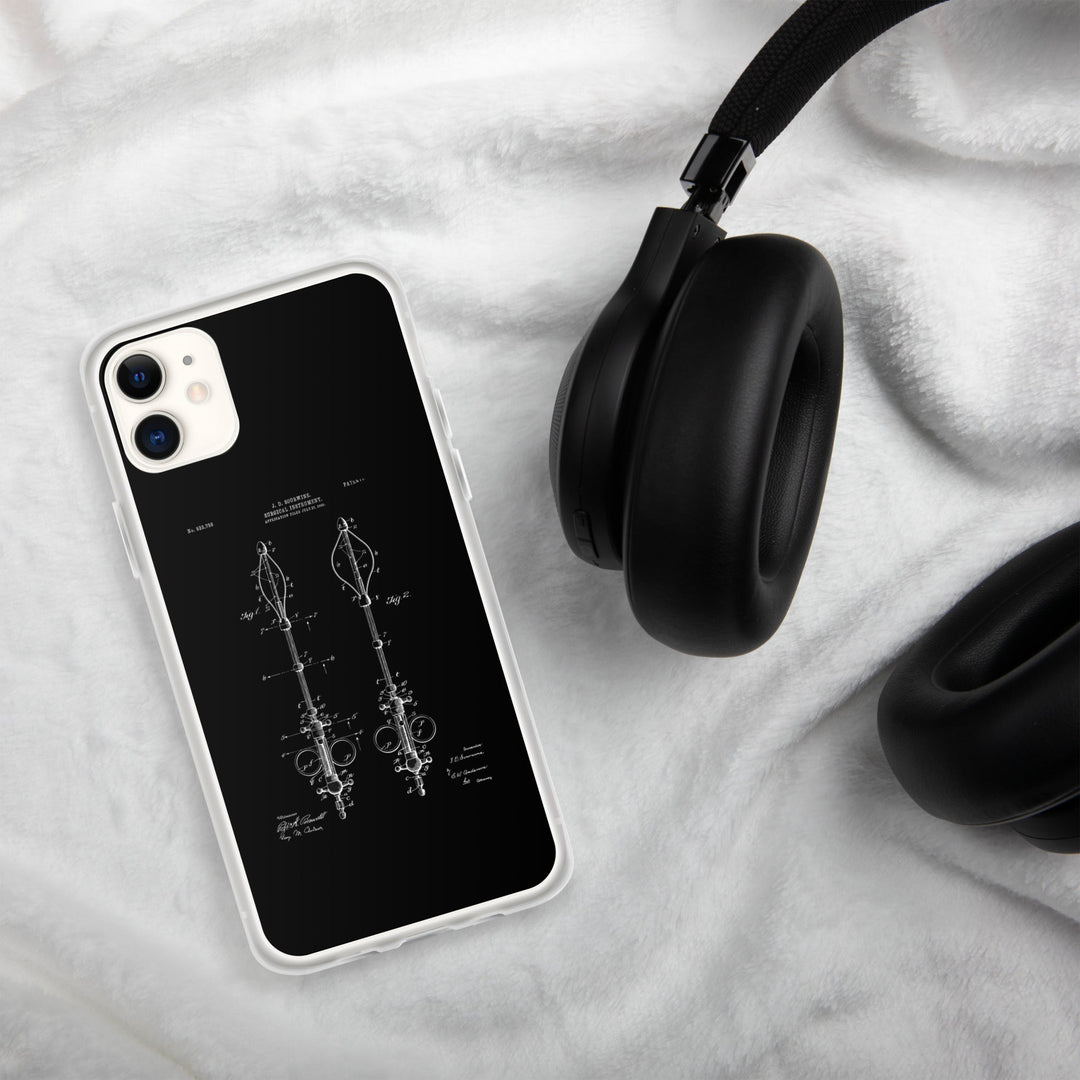 Surgical Instrument 1906 Vintage Patent Clear Case for iPhone® - MedTheories