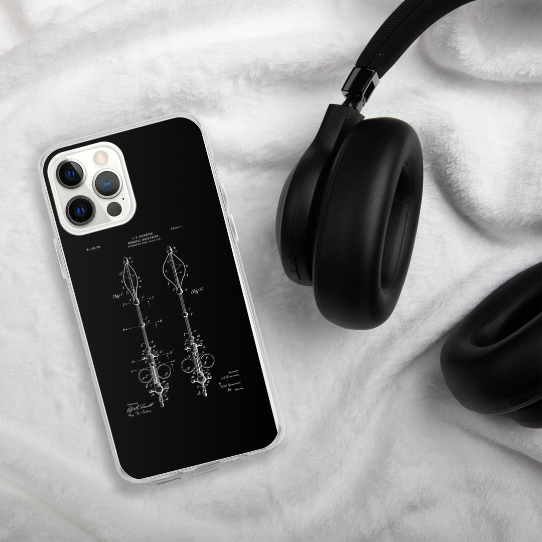 Surgical Instrument 1906 Vintage Patent Clear Case for iPhone® - MedTheories