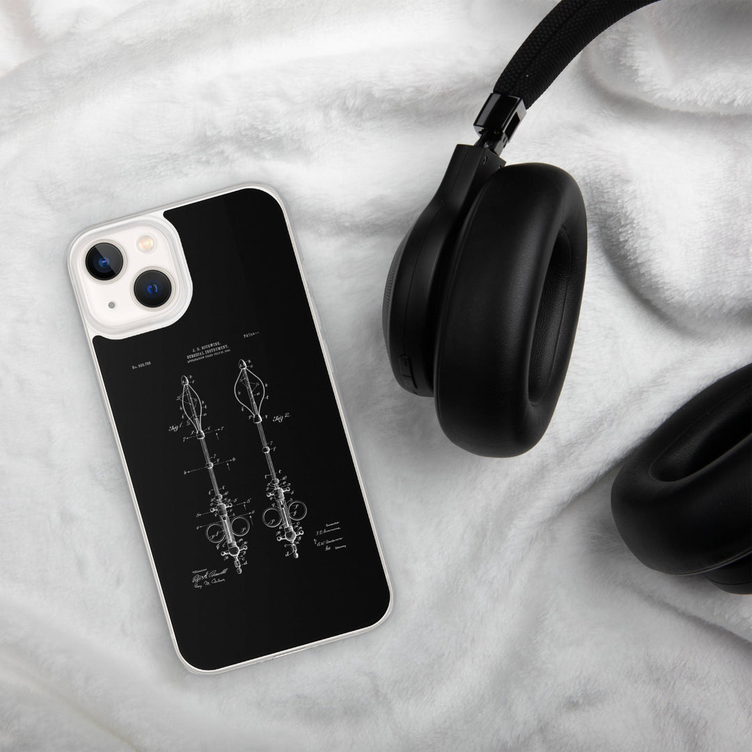 Surgical Instrument 1906 Vintage Patent Clear Case for iPhone® - MedTheories