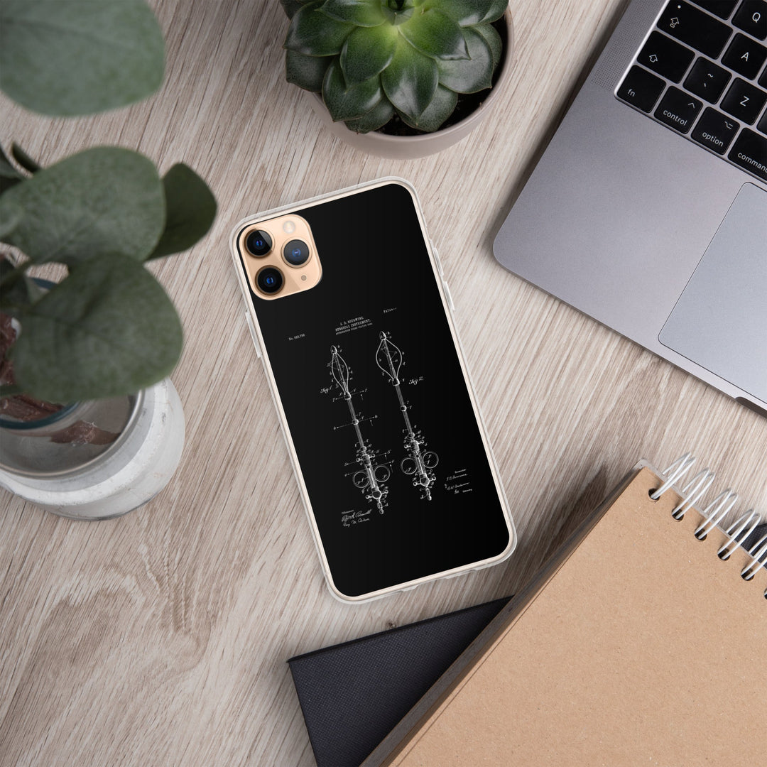 Surgical Instrument 1906 Vintage Patent Clear Case for iPhone® - MedTheories