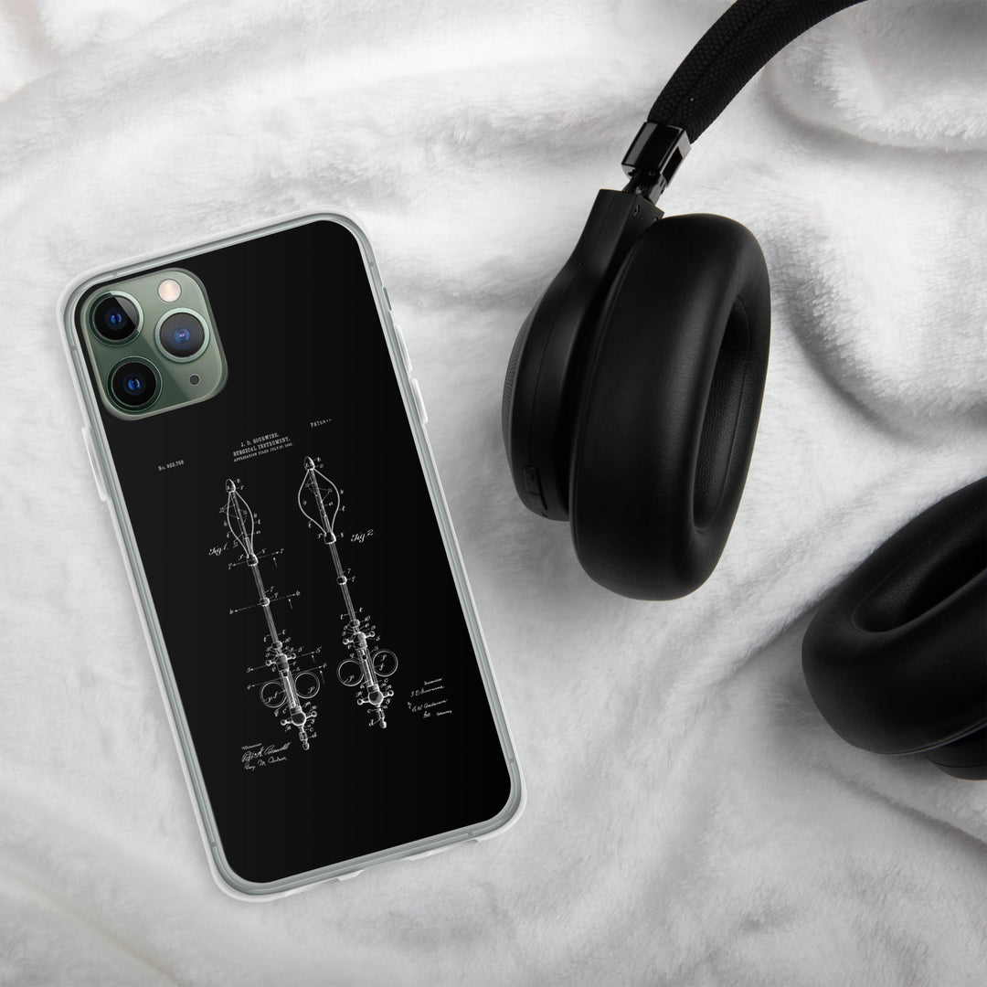 Surgical Instrument 1906 Vintage Patent Clear Case for iPhone® - MedTheories
