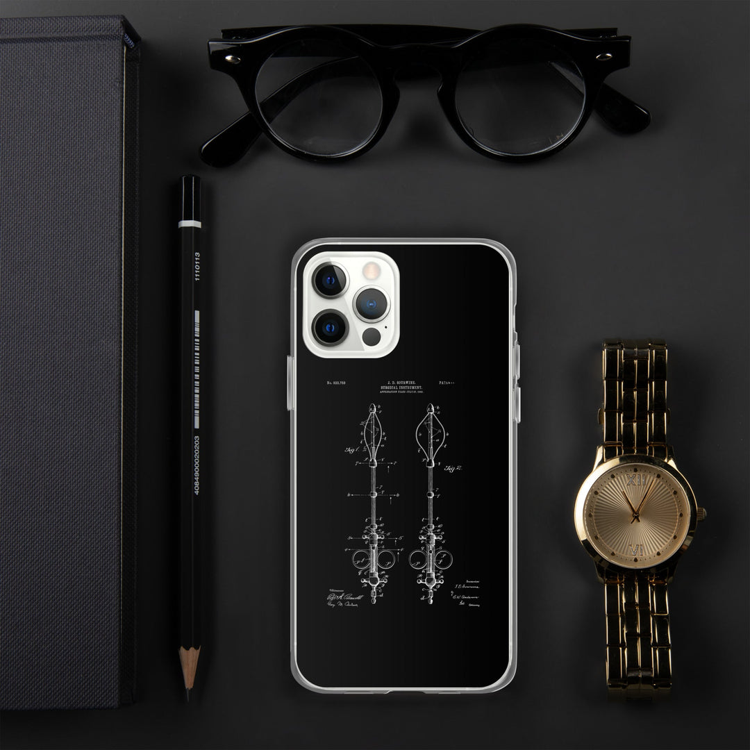 Surgical Instrument 1906 Vintage Patent Clear Case for iPhone® - MedTheories