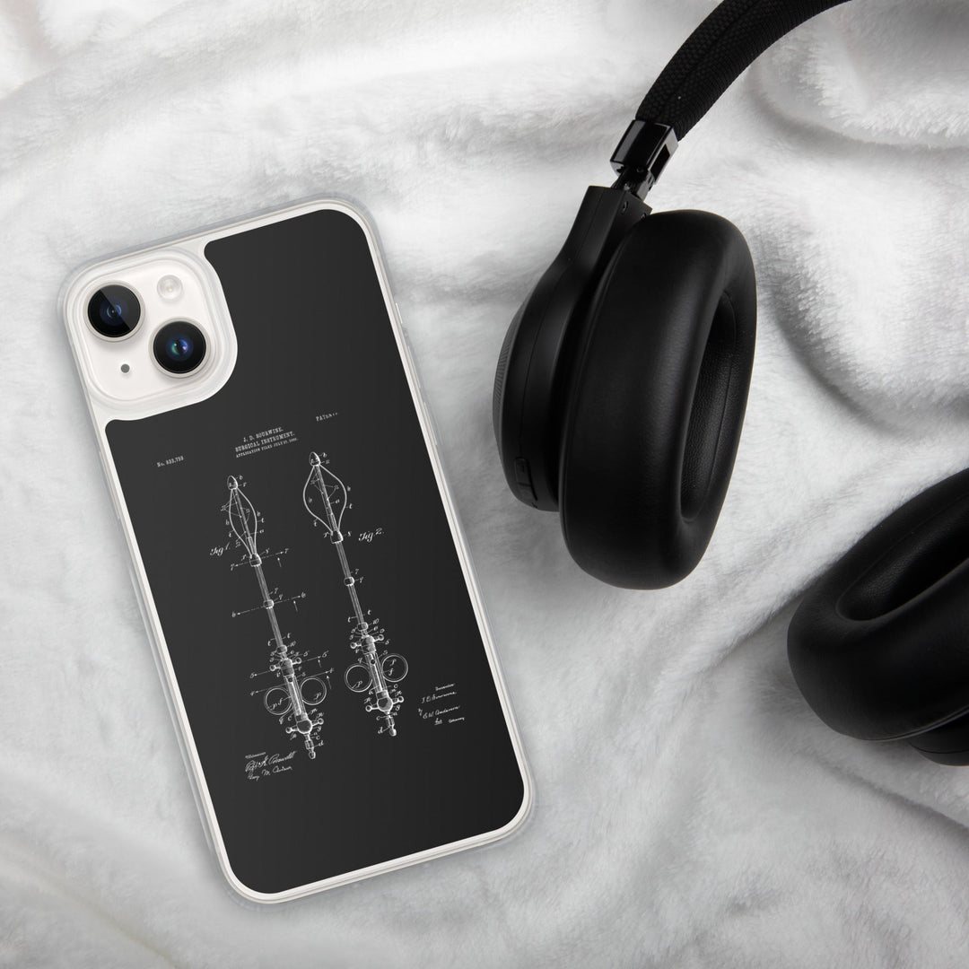 Surgical Instrument 1906 Vintage Patent Clear Case for iPhone® - MedTheories