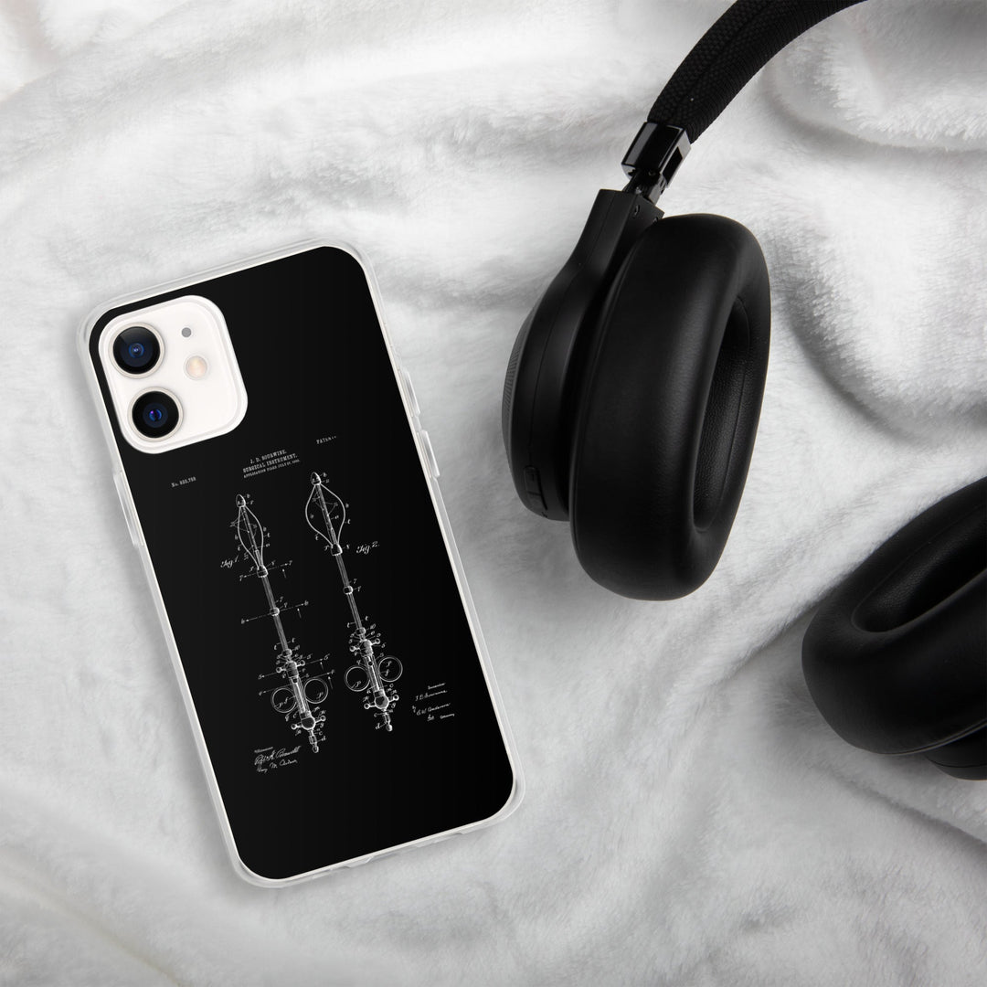 Surgical Instrument 1906 Vintage Patent Clear Case for iPhone® - MedTheories
