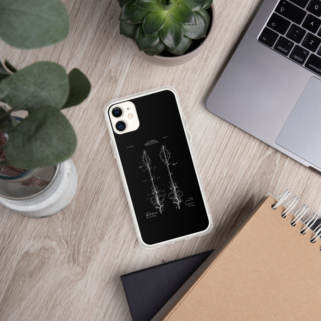 Surgical Instrument 1906 Vintage Patent Clear Case for iPhone® - MedTheories