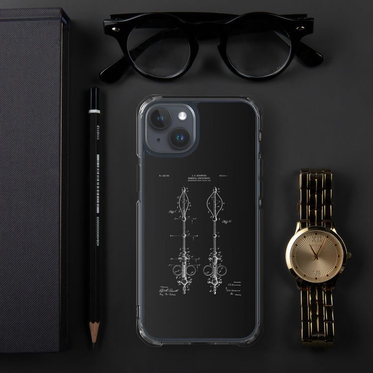 Surgical Instrument 1906 Vintage Patent Clear Case for iPhone® - MedTheories