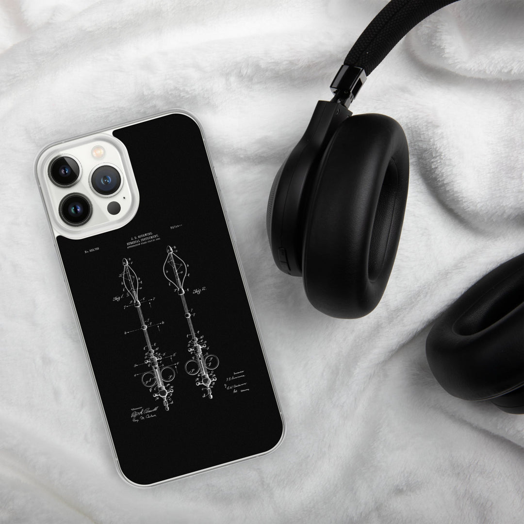 Surgical Instrument 1906 Vintage Patent Clear Case for iPhone® - MedTheories