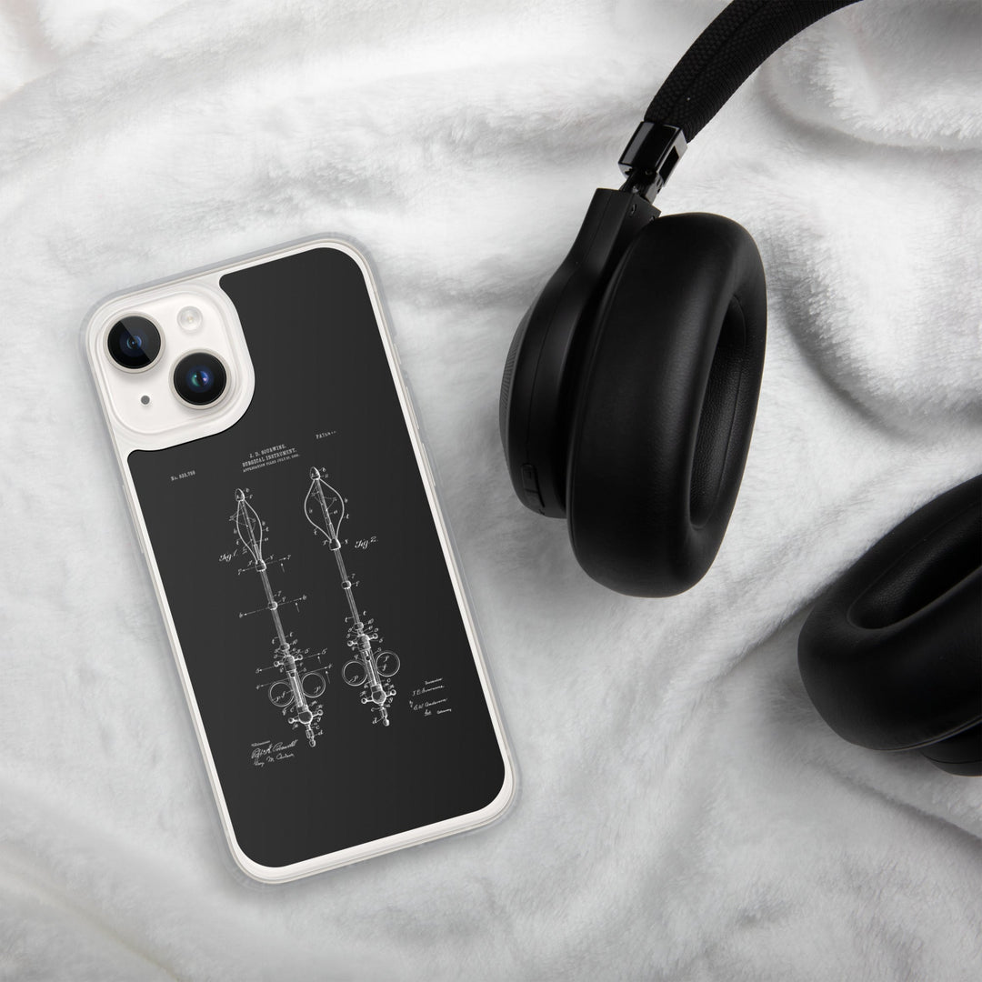 Surgical Instrument 1906 Vintage Patent Clear Case for iPhone® - MedTheories