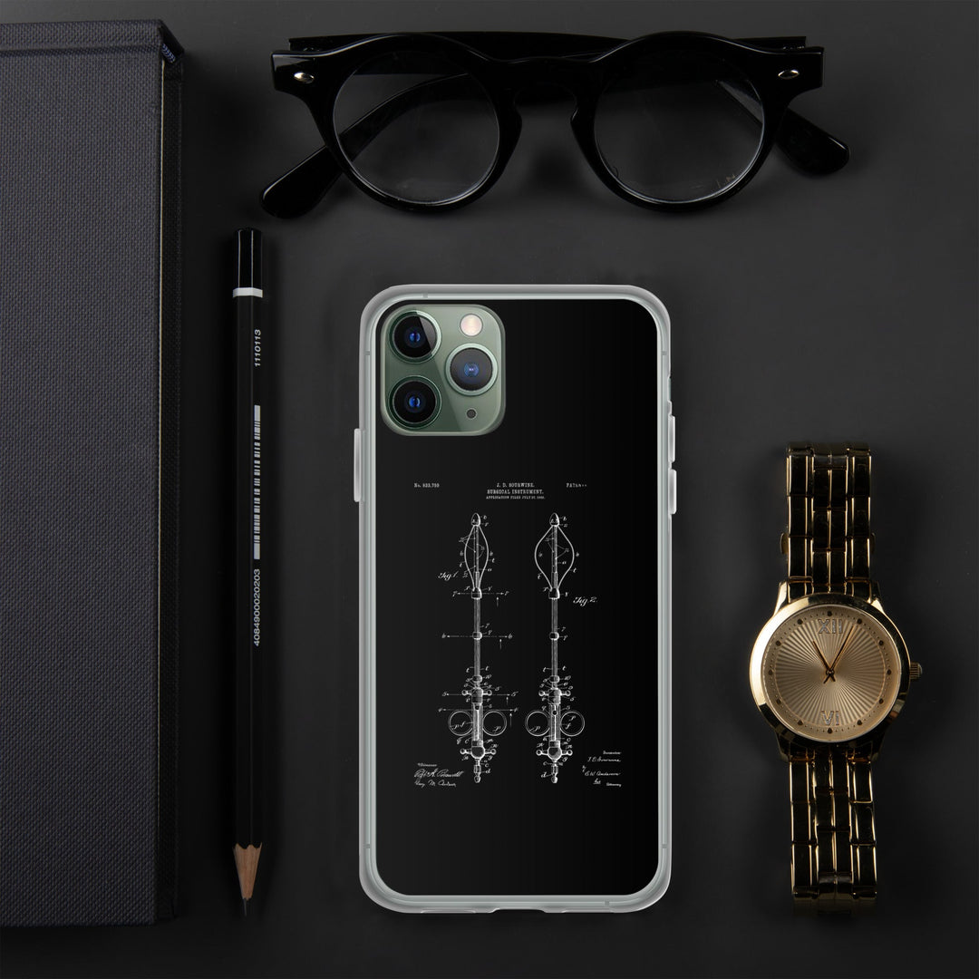 Surgical Instrument 1906 Vintage Patent Clear Case for iPhone® - MedTheories