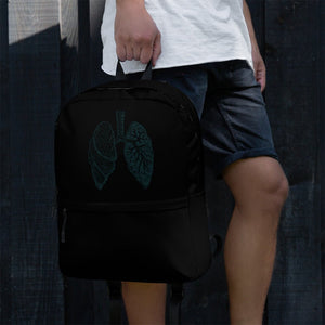 Transparent Green Lung Backpack - MedTheories