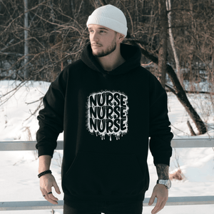 TRI Nurse Unisex Eco Raglan Hoodie - MedTheories