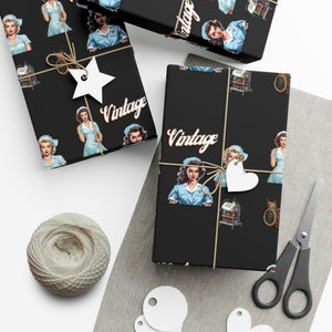 Vintage Nurse Gift Wrap Papers - MedTheories