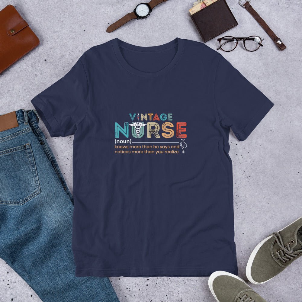Vintage Nurse Unisex T-Shirt - MedTheories