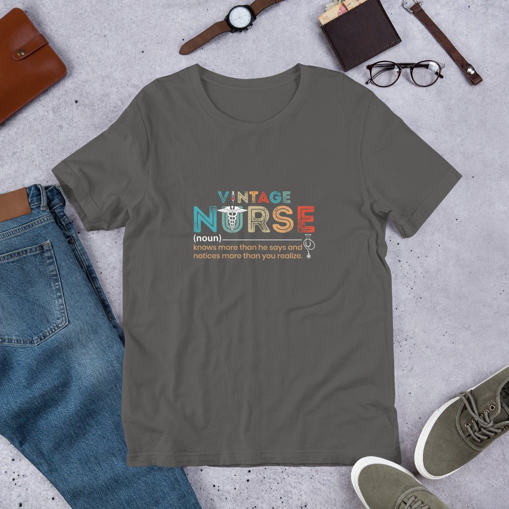 Vintage Nurse Unisex T-Shirt - MedTheories