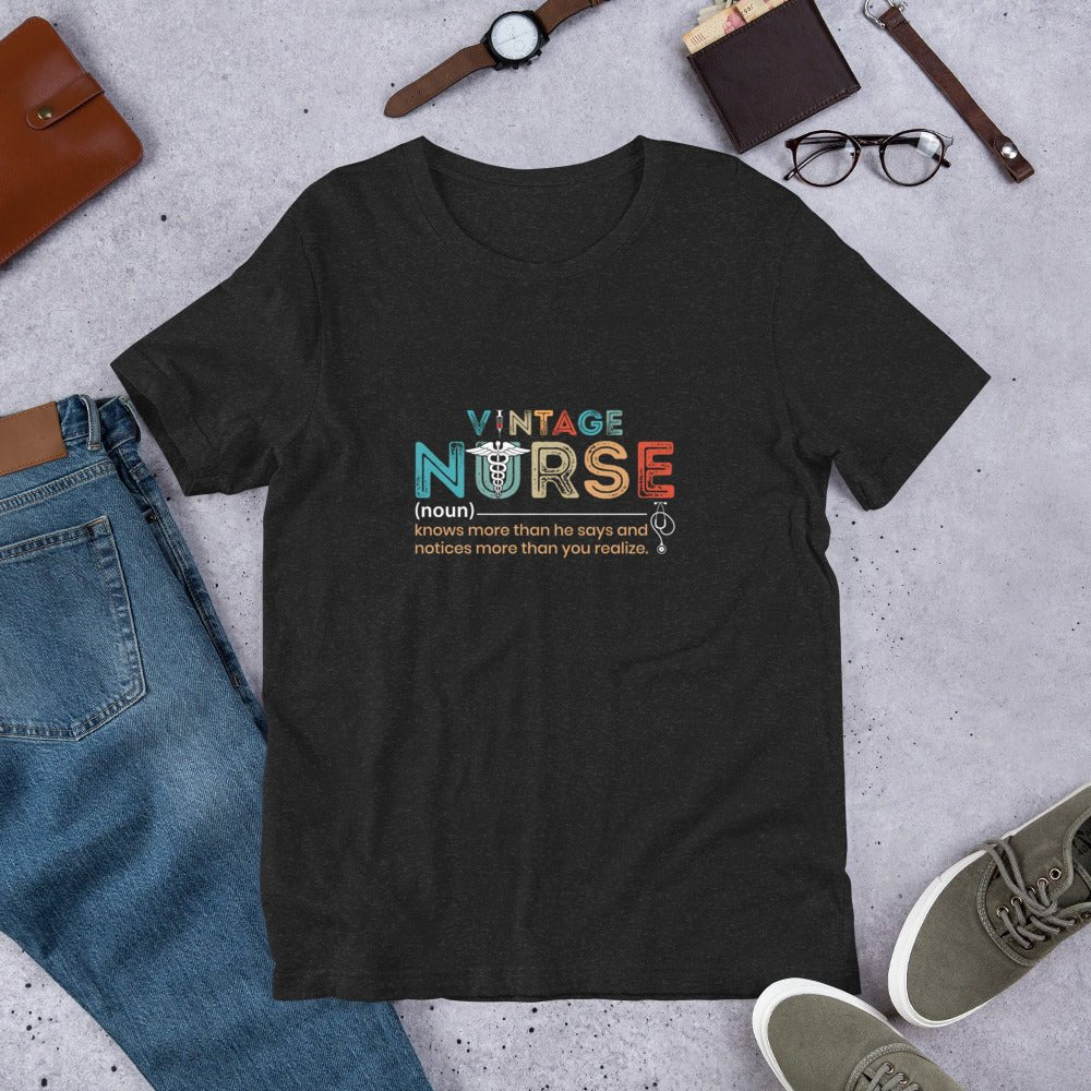 Vintage Nurse Unisex T-Shirt - MedTheories