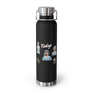 Vintage Nurses Copper Vacuum Insulated Bottle, 22-oz - MedTheories