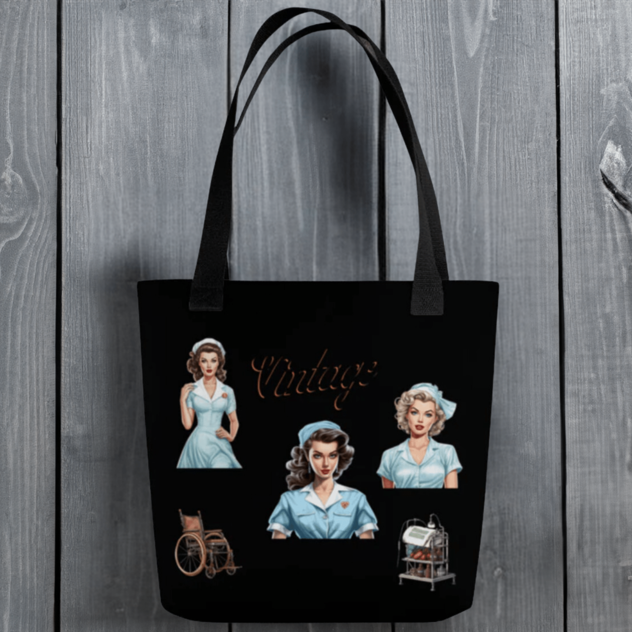 Vintage Nursing Tote bag - MedTheories