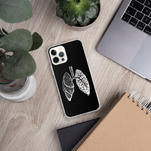 White Lung Clear Case for iPhone® - MedTheories