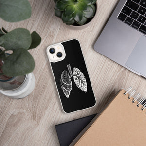 White Lung Clear Case for iPhone® - MedTheories