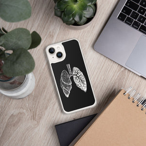 White Lung Clear Case for iPhone® - MedTheories