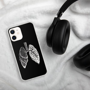 White Lung Clear Case for iPhone® - MedTheories