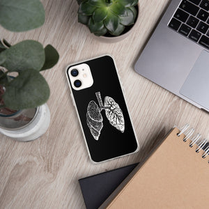 White Lung Clear Case for iPhone® - MedTheories