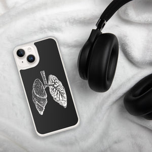 White Lung Clear Case for iPhone® - MedTheories