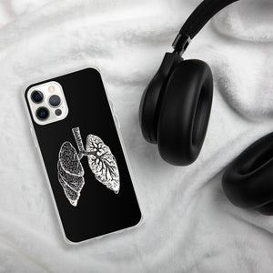 White Lung Clear Case for iPhone® - MedTheories