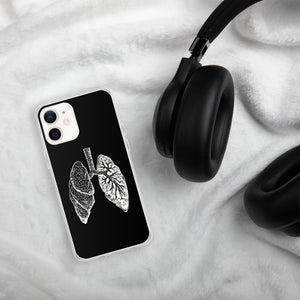 White Lung Clear Case for iPhone® - MedTheories