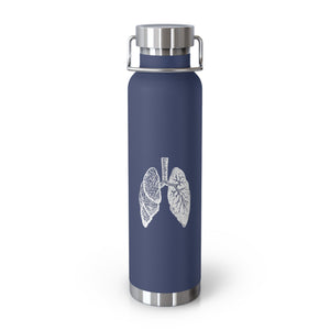 White Lung Copper Vacuum Insulated Bottle, 22-oz - MedTheories