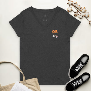 Women’s OB Recycled V-Neck T-Shirt - MedTheories