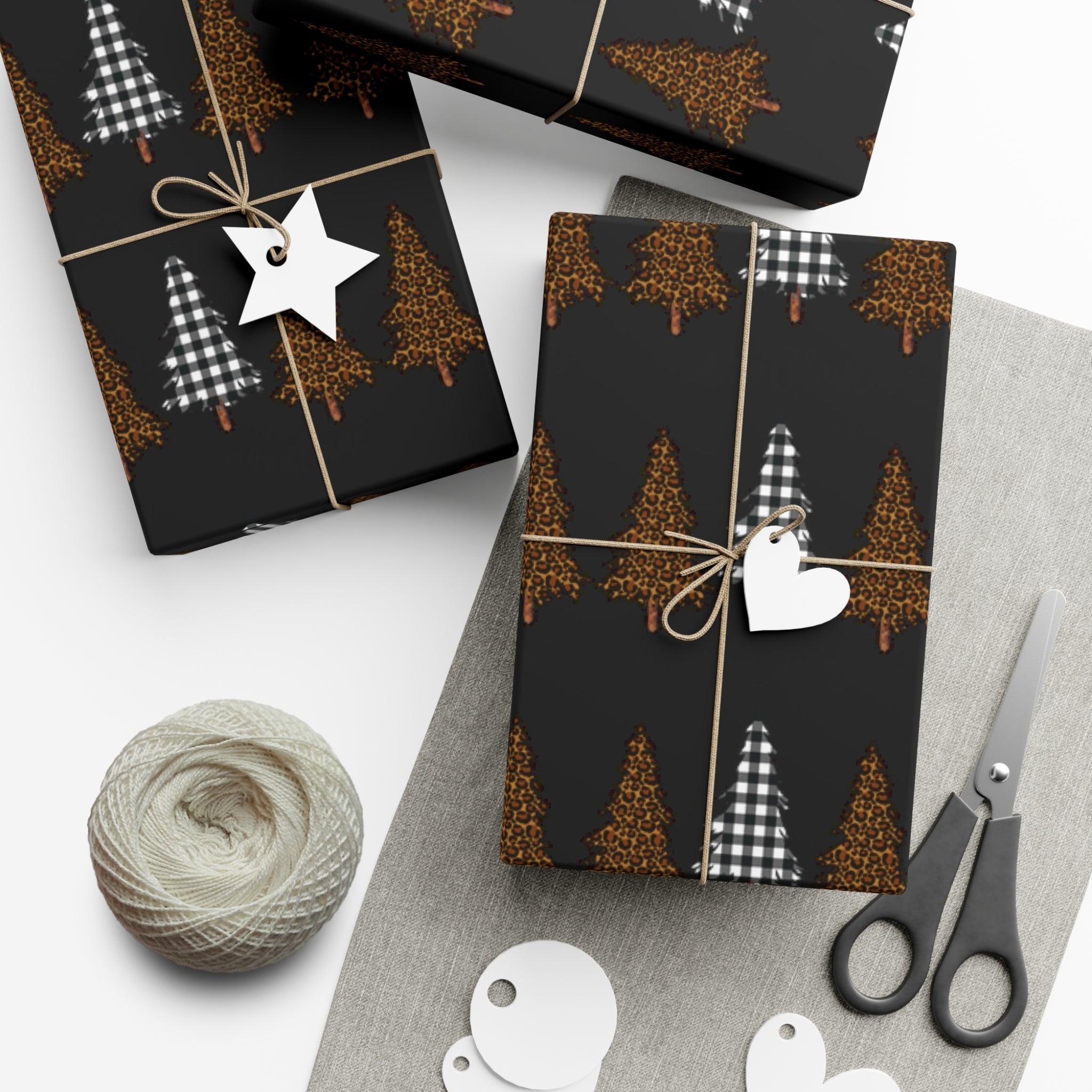 X-Mas Tree Gift Wrap Papers - MedTheories